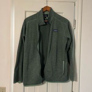 Patagonia better sweater jacket. Green. Size XL.